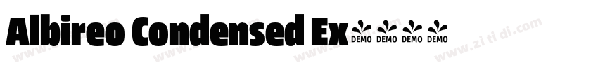 Albireo Condensed Ex字体转换